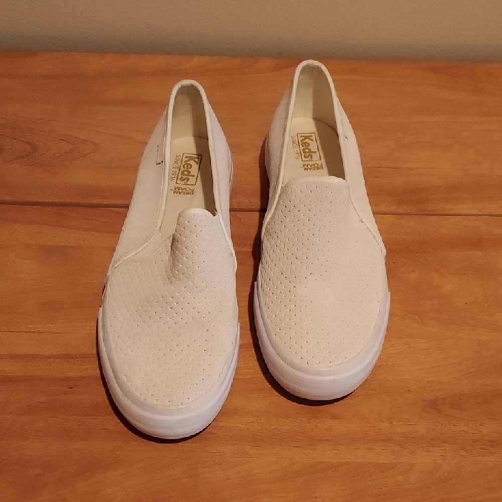 Keds Women's Beige Slip-On Sneakers